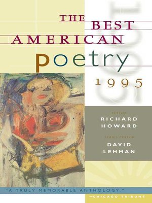 cover image of The Best American Poetry 1995